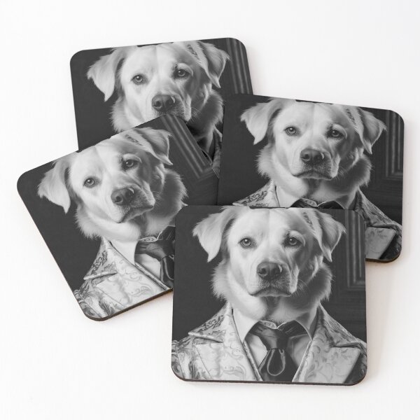 Item preview, Refined Dog in Embroidered Suit designed and sold by vk09.