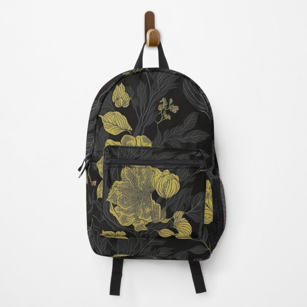 Item preview, Elegant Flowers - Black and Gold Pattern designed and sold by Fab-Haven.