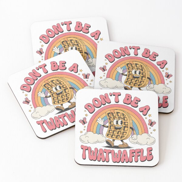 Item preview, Don't Be a Twatwaffle Cute Waffle Mascot designed and sold by BeansterNL.