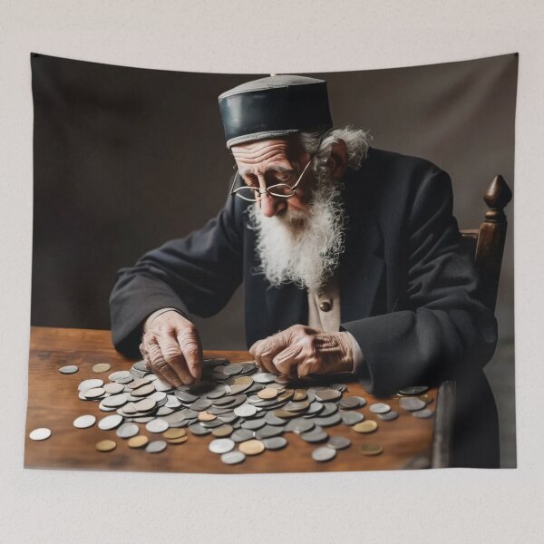 Item preview,  man counting coins designed and sold by OxiSkor.