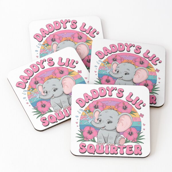 Item preview, Daddy's Lil Squirter Cute Baby Elephant designed and sold by BeansterNL.