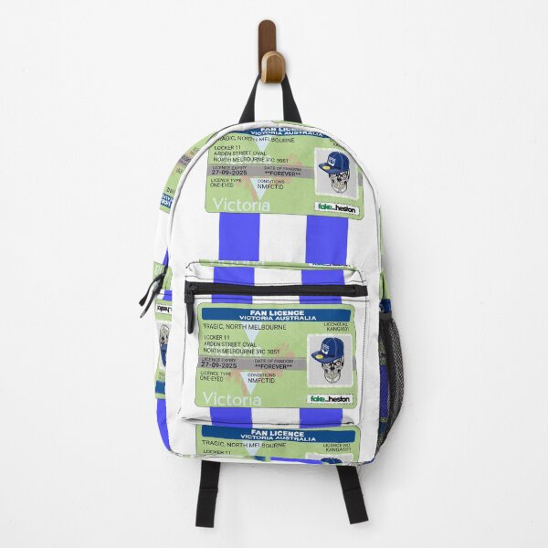 Item preview, North Melbourne Tragic Fan Licence designed and sold by Fake Heston’s Scribble Emporium.