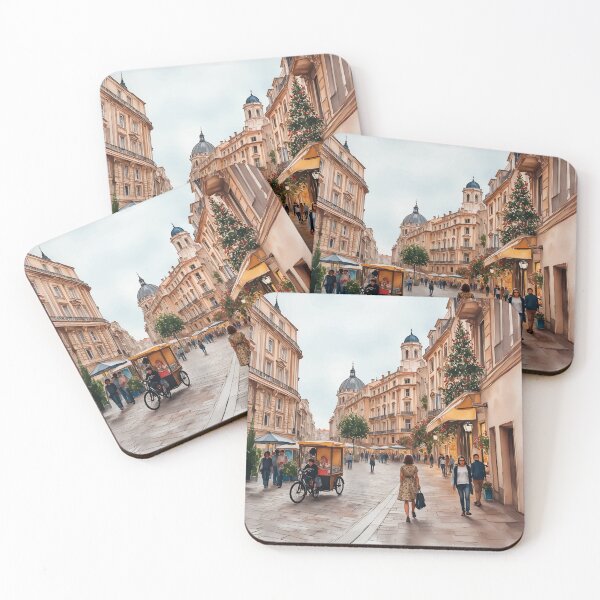 Item preview, Vienna Austria Watercolor designed and sold by Magnolia Valley Art.