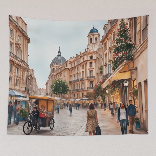 Item preview, Vienna Austria Watercolor designed and sold by Magnolia Valley Art.