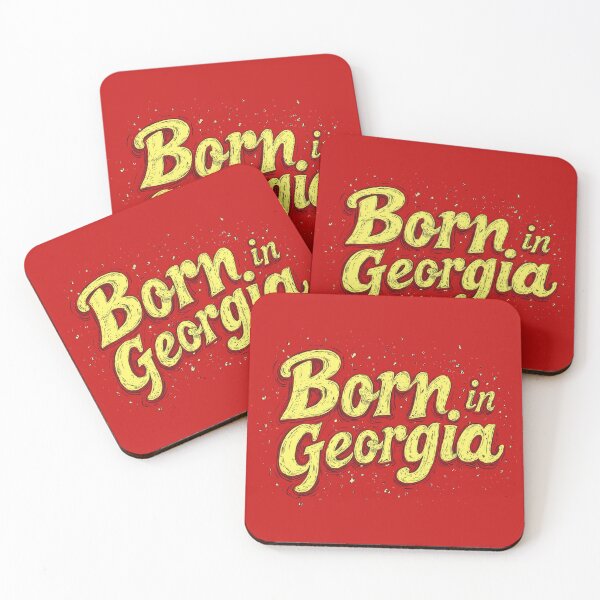 Item preview, Born in Georgie Classic Retro Typography designed and sold by OriginalBeerCat.