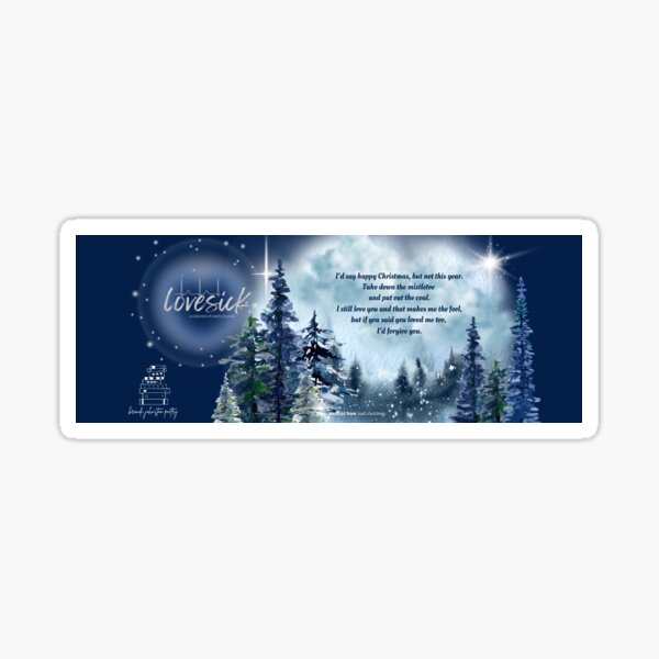 Item preview, "Sad Christmas" designed and sold by Inky Art & Design Co.