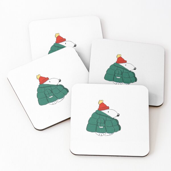 Item preview, Puffer Jacket Beanie Green  designed and sold by cranbearrie.