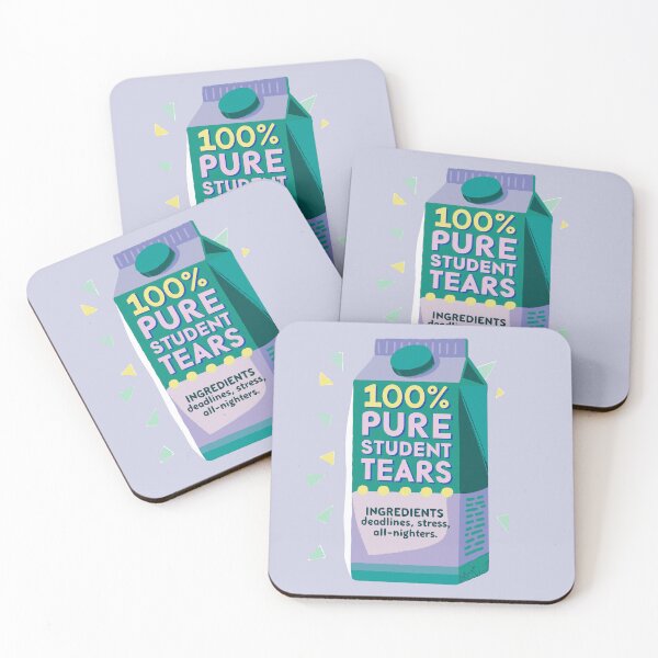 Item preview, 100% Pure Student Tears - Funny Academic Humor designed and sold by pixelated_echoes.