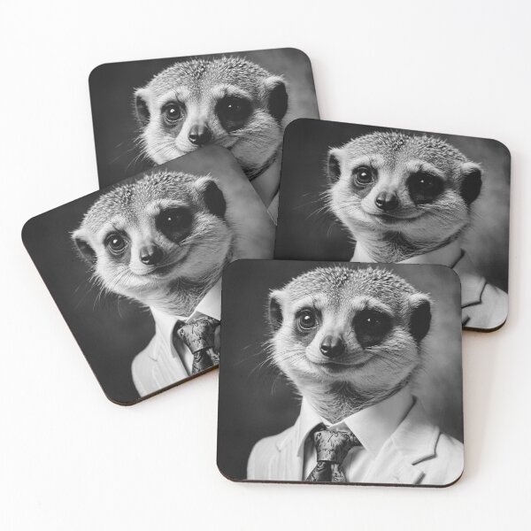 Item preview, Sophisticated Meerkat in Formal Attire designed and sold by vk09.