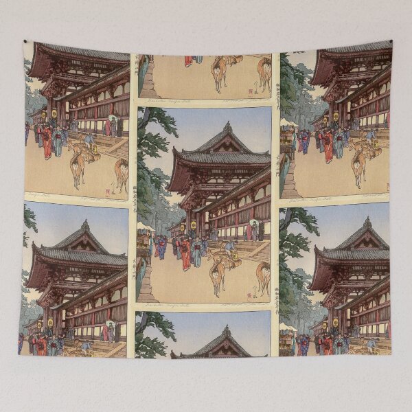 Item preview, Daibutsu Temple Gate  Yoshida Hiroshi designed and sold by TeeARTHY.