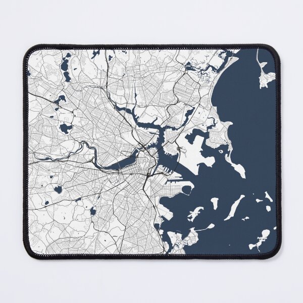 Item preview, Minimalist Boston map, elegant and modern wall decoration, perfect to enhance your interior. Unique and stylish wall art designed and sold by Ben-and-Clo.