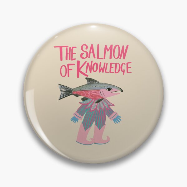 Item preview, Salmon of Knowledge - Wicker Man Fan Art. Celebrate English folklore with this whimsical t-shirt design, illustrated by artist Jemma Jamie Skidmore  designed and sold by Jemma Jamie Skidmore.