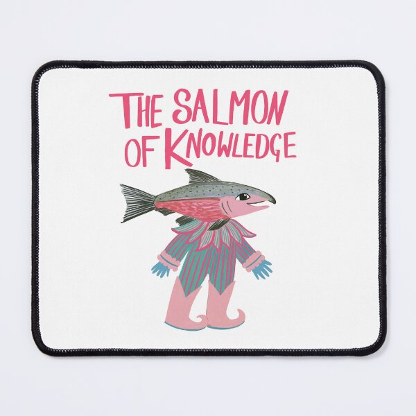 Item preview, Salmon of Knowledge - Wicker Man Fan Art. Celebrate English folklore with this whimsical t-shirt design, illustrated by artist Jemma Jamie Skidmore  designed and sold by Jemma Jamie Skidmore.