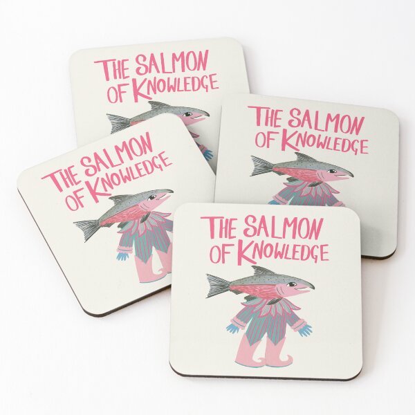 Item preview, Salmon of Knowledge - Wicker Man Fan Art. Celebrate English folklore with this whimsical t-shirt design, illustrated by artist Jemma Jamie Skidmore  designed and sold by Jemma Jamie Skidmore.