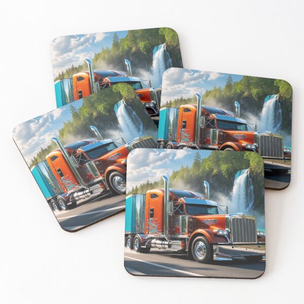 Item preview, Big Rig on Scenic Highway designed and sold by Skye Ryan-Evans.