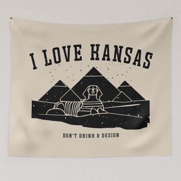 Item preview, I Love Kansas City Name Skyline Giza Funny designed and sold by popanato.