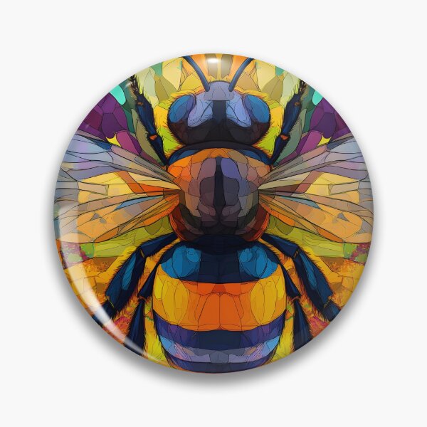 Item preview, Kaleidoscope Bee | Colorful Geometric Insect Design designed and sold by cobyc10916.