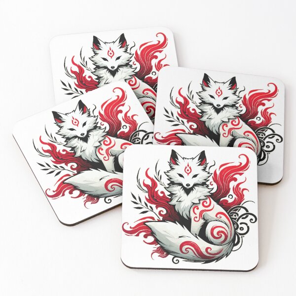 Item preview, Japanese Fox Spirit Mythology Anime designed and sold by TomFrontierArt.