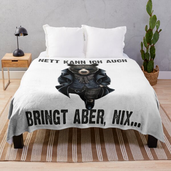 Item preview, Nett Kann Ich Auch Bringt Aber , Nix  - Cooles Bär  - Lustiges Zitat  designed and sold by Smix Pixels.