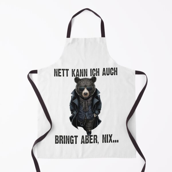 Item preview, Nett Kann Ich Auch Bringt Aber , Nix  - Cooles Bär  - Lustiges Zitat  designed and sold by Smix Pixels.