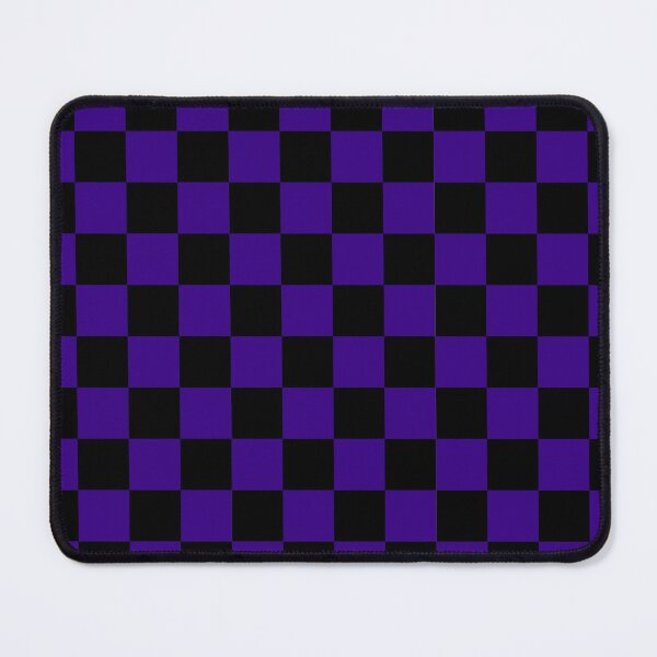 Item preview, Violet and Black Checkered Pattern designed and sold by BubbleGalaxy.