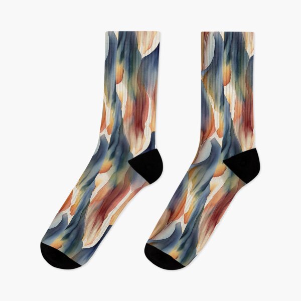 Item preview, Flowing Shades, Ethereal Watercolor Waves designed and sold by KilianSzmid.