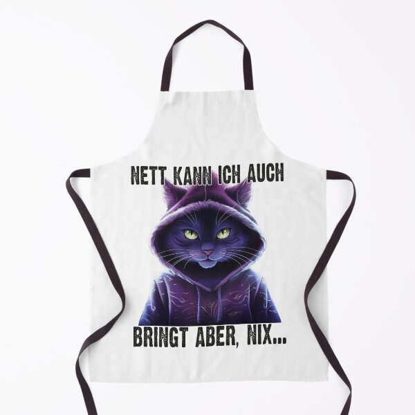 Item preview, Nett Kann Ich Auch Bringt Aber , Nix  - Cooles Katze  - Lustiges Zitat  designed and sold by Smix Pixels.