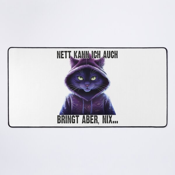 Item preview, Nett Kann Ich Auch Bringt Aber , Nix - Cooles Katze - Lustiges Zitat designed and sold by Smix Pixels.