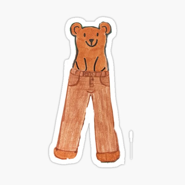 Item preview, Bear in Pants designed and sold by MissMykasArt.