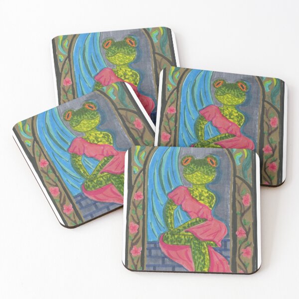 Item preview, Art Nouveau Loveland Frog designed and sold by MissMykasArt.