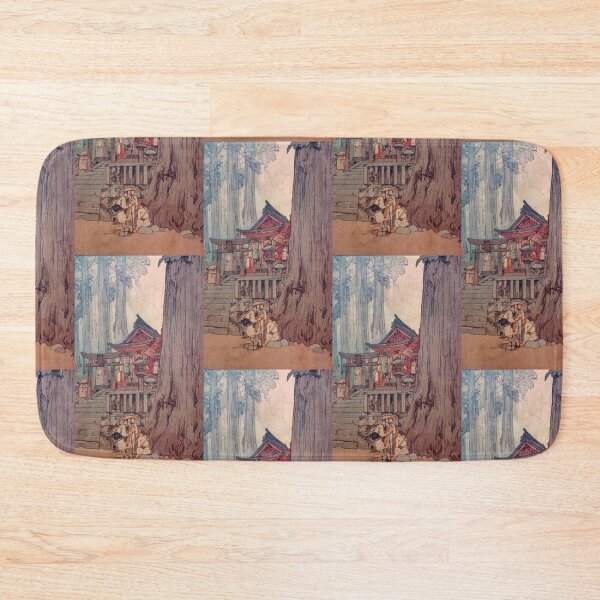 Item preview, Misty Day in Nikko Depicting pilgrims at a shrin Yoshida Hiroshi designed and sold by TeeARTHY.