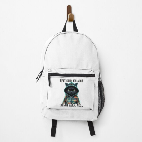 Item preview, Nett Kann Ich Auch Bringt Aber , Nix  - Cooles Katze  - Lustiges Zitat  designed and sold by Smix Pixels.