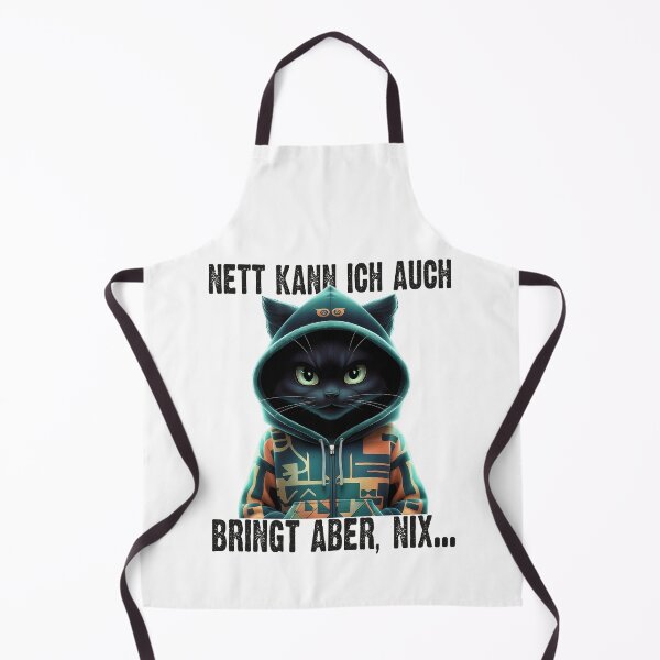 Item preview, Nett Kann Ich Auch Bringt Aber , Nix  - Cooles Katze  - Lustiges Zitat  designed and sold by Smix Pixels.
