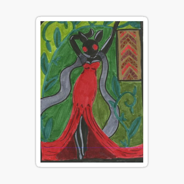 Item preview, Art Nouveau Mothman designed and sold by MissMykasArt.