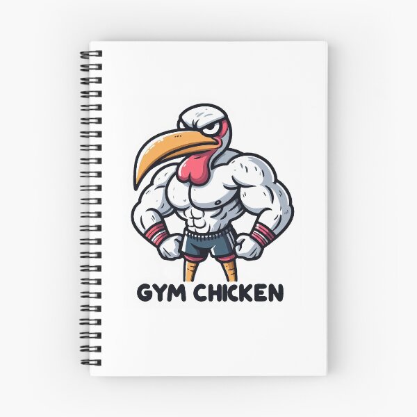 Item preview, White Gym Chicken designed and sold by Jax-Art.