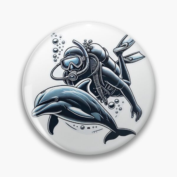 Item preview, Diving with dolphins designed and sold by Brendsy.