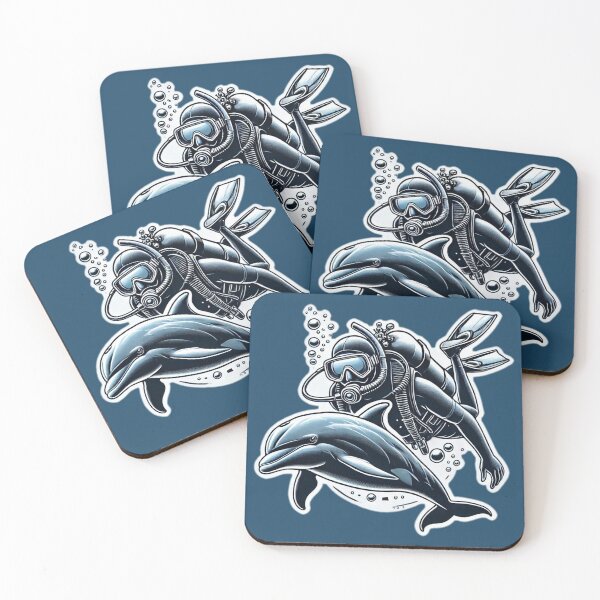 Item preview, Diving with dolphins designed and sold by Brendsy.
