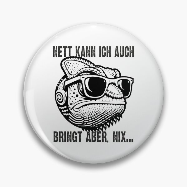 Item preview, Nett Kann Ich Auch Bringt Aber , Nix  - Cooles Chamäleon  - Lustiges Zitat  designed and sold by Smix Pixels.