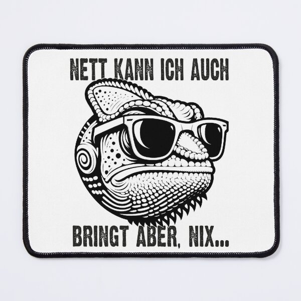 Item preview, Nett Kann Ich Auch Bringt Aber , Nix  - Cooles Chamäleon  - Lustiges Zitat  designed and sold by Smix Pixels.