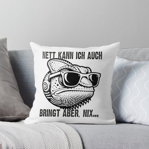Item preview, Nett Kann Ich Auch Bringt Aber , Nix  - Cooles Chamäleon  - Lustiges Zitat  designed and sold by Smix Pixels.