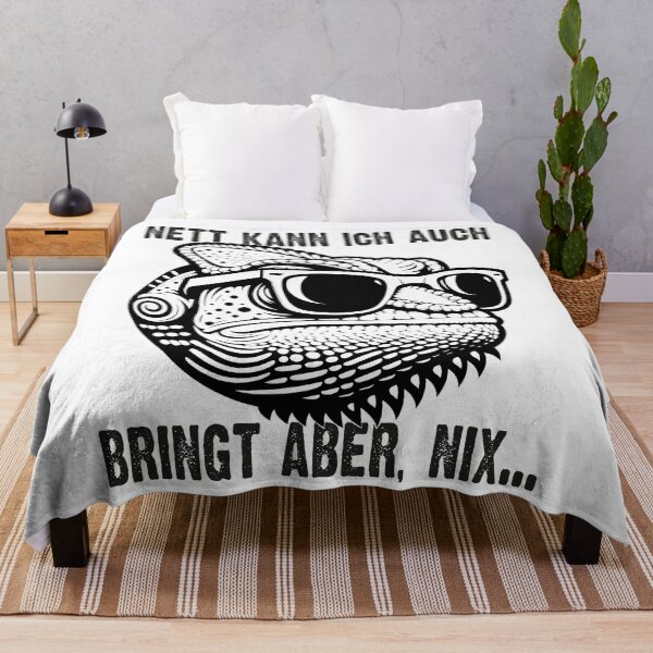 Item preview, Nett Kann Ich Auch Bringt Aber , Nix  - Cooles Chamäleon  - Lustiges Zitat  designed and sold by Smix Pixels.