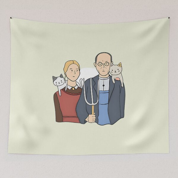 Item preview, American Gothic Parody designed and sold by Mariana Piana.
