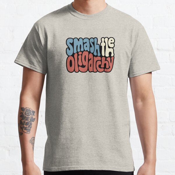 Item preview, Smash the Oligarchy Word Art designed and sold by Unhinged Heather.