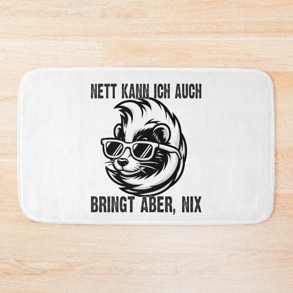 Item preview, Nett Kann Ich Auch Bringt Aber , Nix  - Cooles Skunk  - Lustiges Zitat  designed and sold by Smix Pixels.