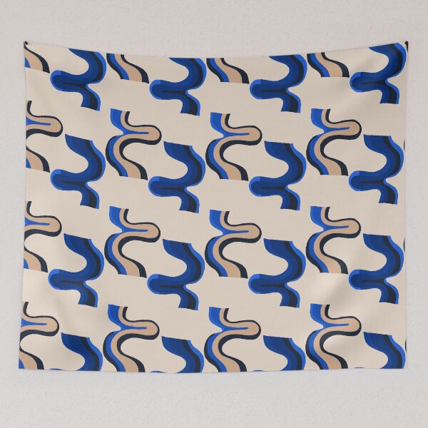 Item preview, Flowing Curves Pattern designed and sold by BONBcreative.