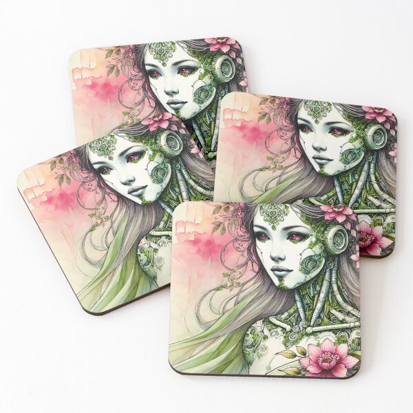 Item preview, Floral Cyborg Elegance designed and sold by custom-concepts.