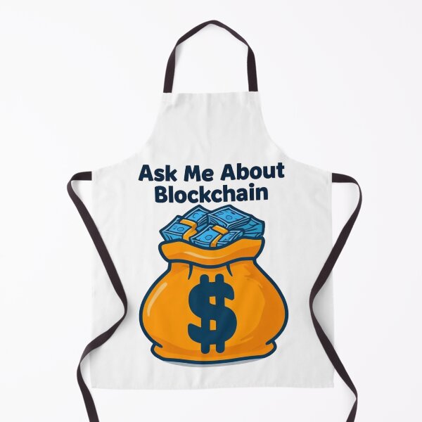 Item preview, Ask Me About Blockchain: Bold Tech Design | Digital Currency Advocate: Blockchain Statement Design designed and sold by JOY STORE 45.