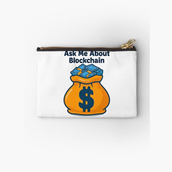 Item preview, Ask Me About Blockchain: Bold Tech Design | Digital Currency Advocate: Blockchain Statement Design designed and sold by JOY STORE 45.