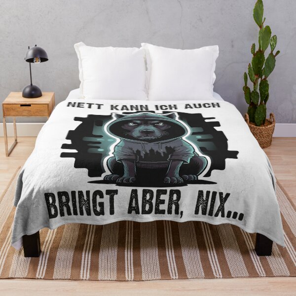 Item preview, Nett Kann Ich Auch Bringt Aber , Nix  - Cooles Hund  - Lustiges Zitat  designed and sold by Smix Pixels.