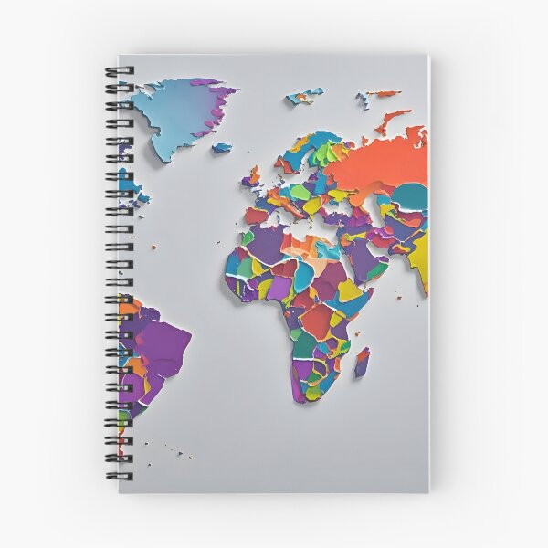 Item preview, Colorful World Map designed and sold by yaser1234.